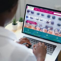 Le nouveau site de Qualias optique Le nouveau site de Qualias optique
