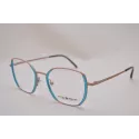 Lunettes de vue rose gold avec détails bleus - River Woods