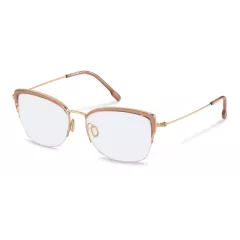 Lunettes de vue dorées avec détails roses - Rodenstock Lunettes de vue dorées avec détails roses - Rodenstock