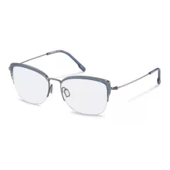 Lunettes de vue argenté foncé avec détails bleus - Rodenstock Lunettes de vue argenté foncé avec détails bleus - Rodenstock