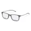 Lunettes de vue rectangulaires noires et gris foncé - Porsche Design