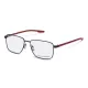 Lunettes de vue fines noires et rouges - Porsche Design