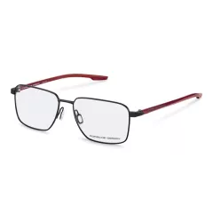 Lunettes de vue fines noires et rouges - Porsche Design