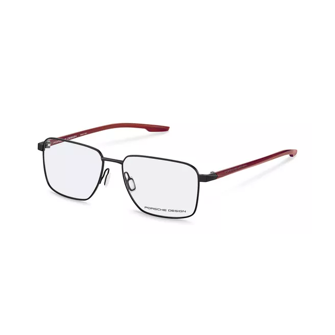 Lunettes de vue fines noires et rouges - Porsche Design