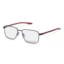 Lunettes de vue fines noires et rouges - Porsche Design