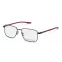 Lunettes de vue fines noires et rouges - Porsche Design