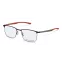 Lunettes de vue noires et orange foncé - Porsche Design