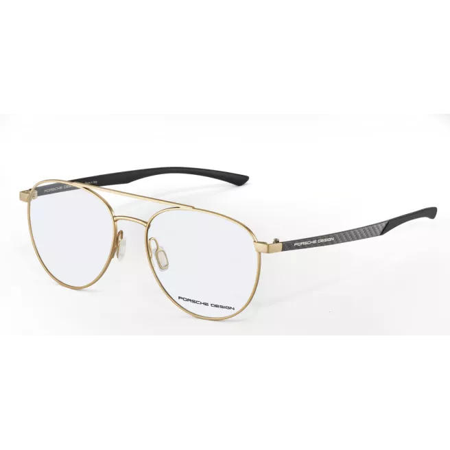 Lunettes de vue style aviateur dorées et noires - Porsche Design