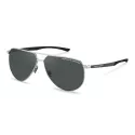 Lunettes de soleil argentées, noires et en carbone style aviateur - Porsche Design