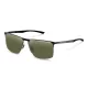 Lunettes de soleil rectangulaires noires et en carbone - Porsche Design