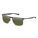 Lunettes de soleil rectangulaires noires et en carbone - Porsche Design