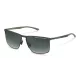 Lunettes de soleil rectangulaires kaki foncé et en carbone - Porsche Design