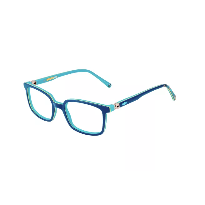 Lunettes de vue rectangulaires bleu foncé et bleu clair - Les Minions