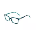 Lunettes de vue rectangulaires bleu marine et turquoise - Les Minions