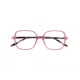 Lunettes de vue roses, transparentes et à écailles - LuluCastagnette