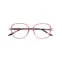 Lunettes de vue roses, transparentes et à écailles - LuluCastagnette