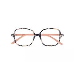 Lunettes de vue noires et roses/beiges à écailles - LuluCastagnette