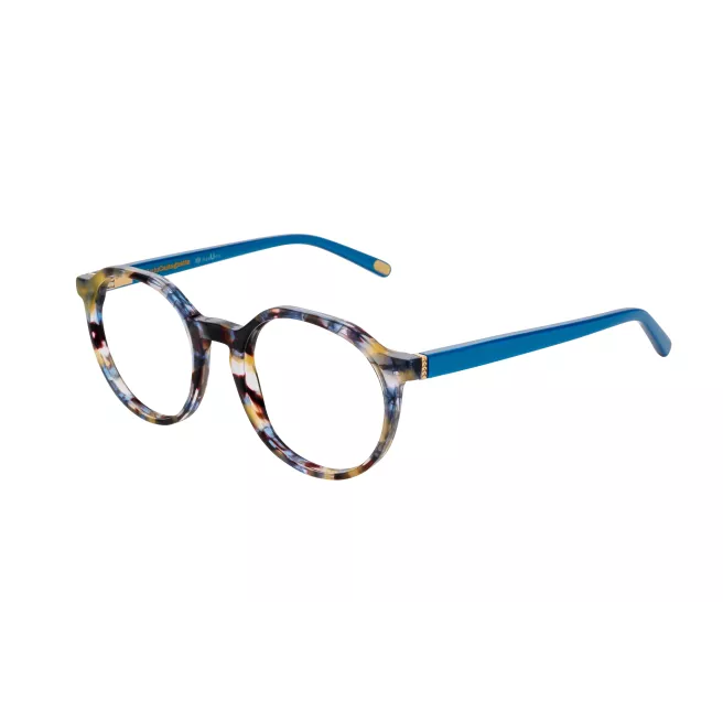 Lunettes de vue bleues, noires et ocre à écailles - LuluCastagnette Enfant