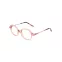 Lunettes de vue rose pâle et transparentes à fleurs - LuluCastagnette Enfant