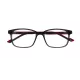 Lunettes de vue grises, rouges et transparentes - New York Yankees