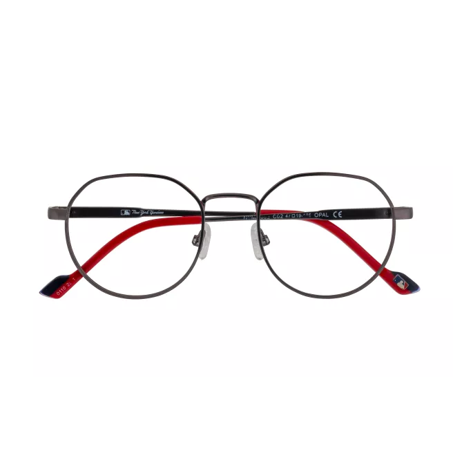 Lunettes de vue fines en métal foncé - New York Yankees