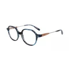 Lunettes de vue à écailles bleues et en bois - Tartine et Chocolat Lunettes de vue à écailles bleues et en bois - Tartine et Chocolat
