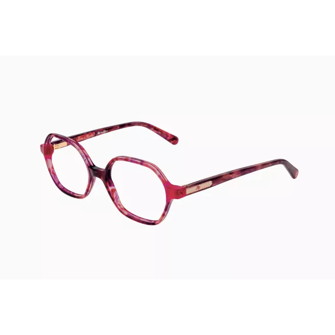 Lunettes de vue à écailles bordeaux et fuschia - Tartine et Chocolat