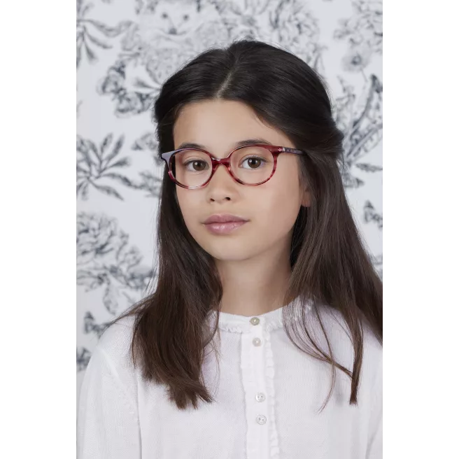 Lunettes de vue rouges et transparentes - Tartine et Chocolat