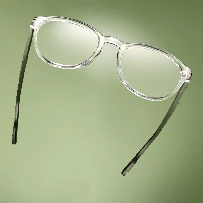 Lunettes de vue transparentes et kaki - Converse