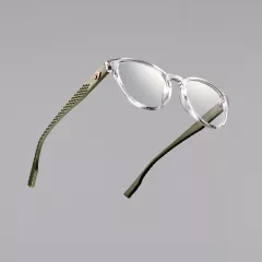 Lunettes de vue transparentes et kaki - Converse