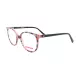 Lunettes de vue noires et rose corail à fleurs - Catimini