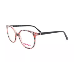Lunettes de vue noires et rose corail à fleurs - Catimini Lunettes de vue noires et rose corail à fleurs - Catimini