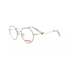 Lunettes de vue fines, argentées et mauves - Catimini Lunettes de vue fines, argentées et mauves - Catimini