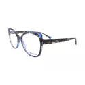 Lunettes de vue à motif noir et bleu - KARAVAN