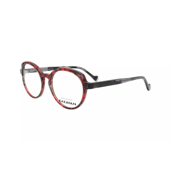 Lunettes de vue à motif noir et rouge - KARAVAN