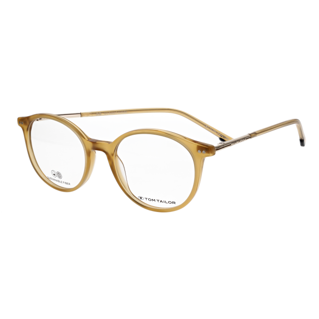 Lunettes de vue rondes et ocre - Tom Tailor